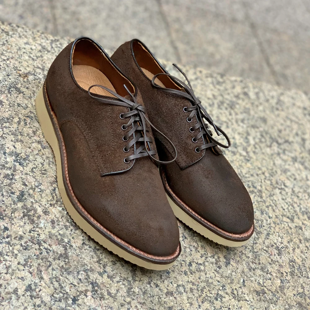 D9405 Brown Chocolate Suede — mouldedshoe